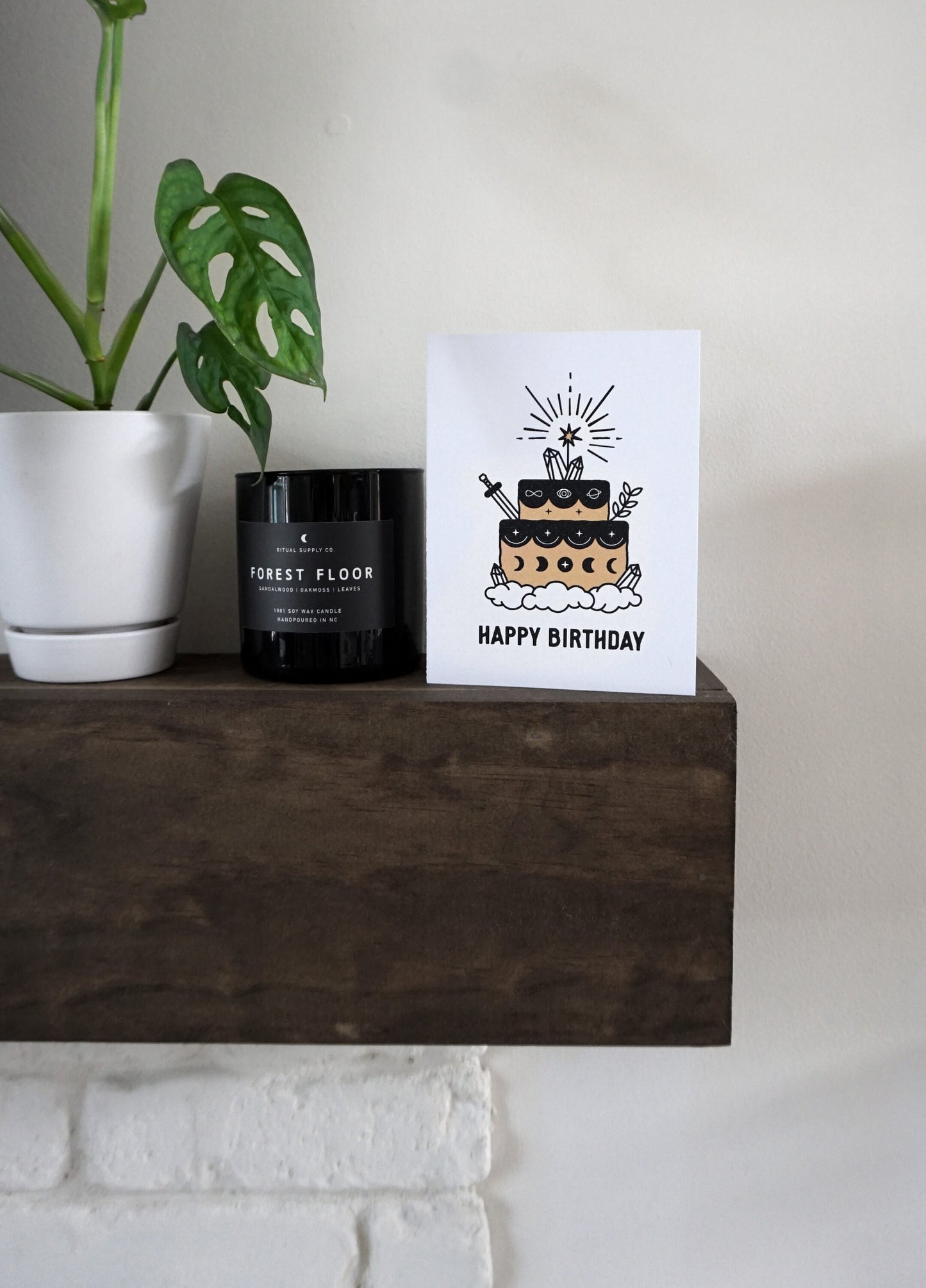 Mystical Cake Birthday Card