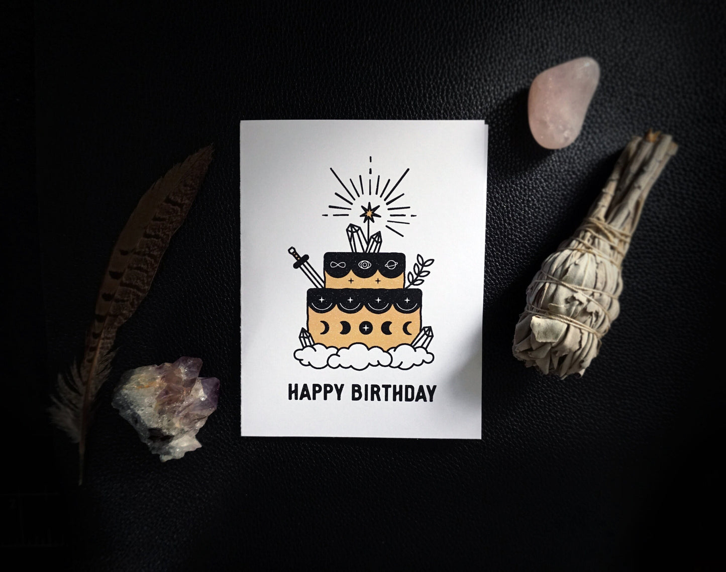 Mystical Cake Birthday Card