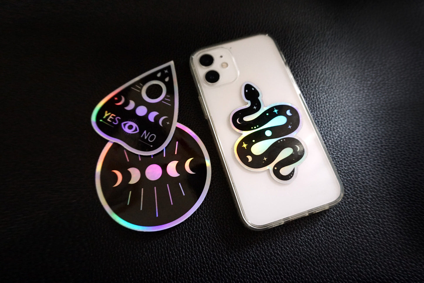Ouija Planchette - Holographic Sticker